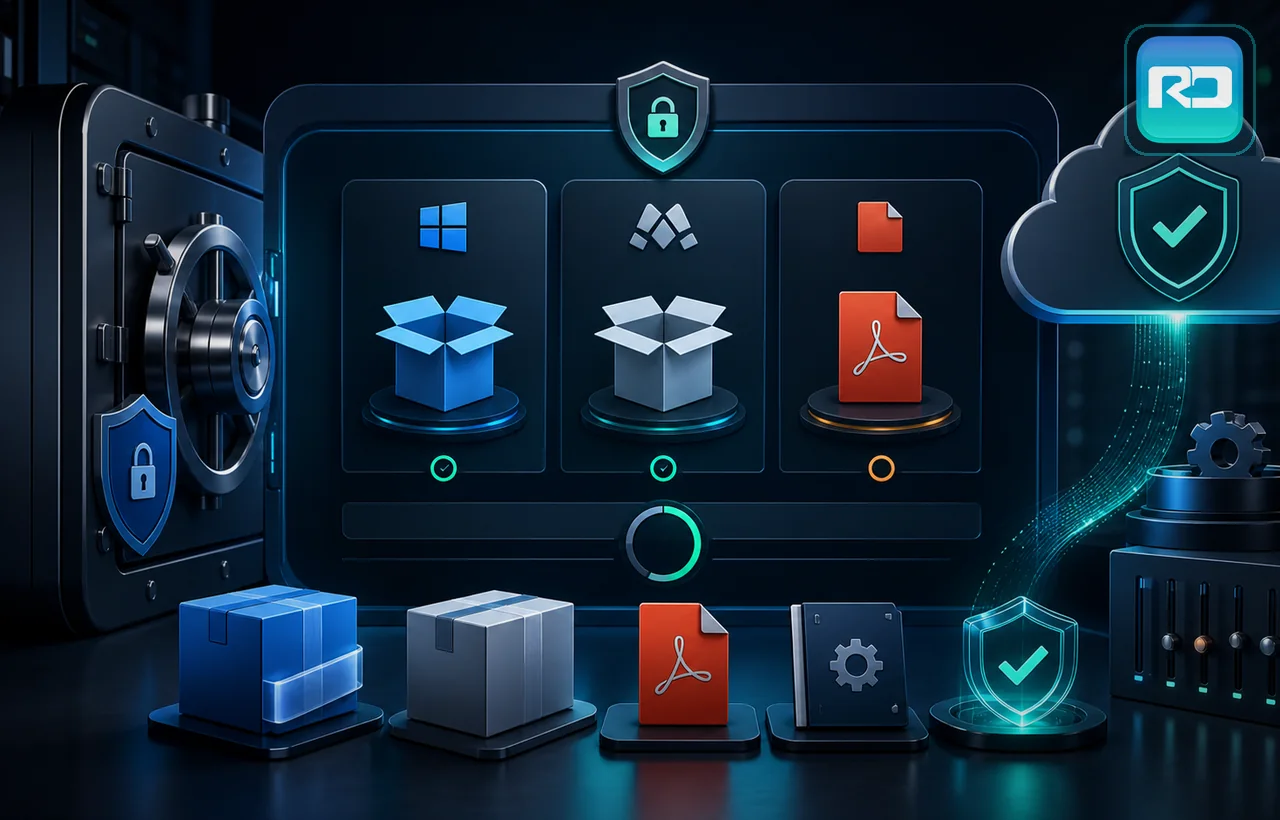 Production DNA Library Explorer with project folder tree, intelligent search, favorites, Folder DNA and history